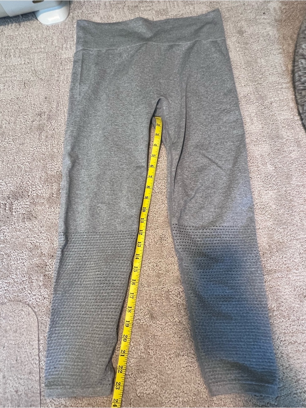 Fabletics Grey Seamless High-Waist Leggings
